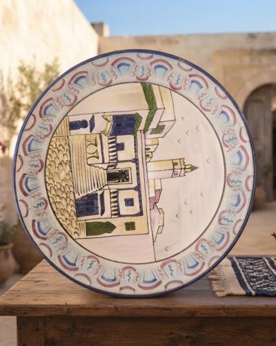 Hand-Painted Medina Decorative Plate