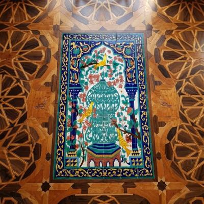 Traditional Handcrafted Ceramic Tile Wall Panel