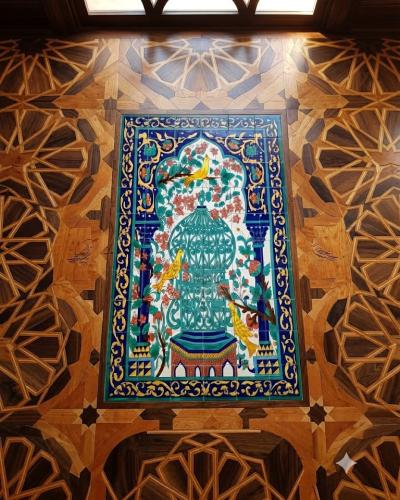 Traditional Handcrafted Ceramic Tile Wall Panel