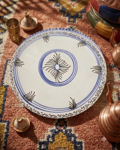 Hand-Painted Medina Decorative Plate
