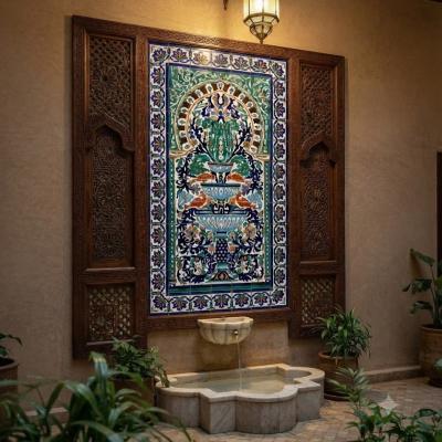 Traditional Handcrafted Ceramic Tile Wall Panel