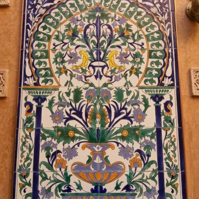 Traditional Handcrafted Ceramic Tile Wall Panel