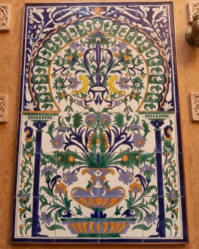 Traditional Handcrafted Ceramic Tile Wall Panel