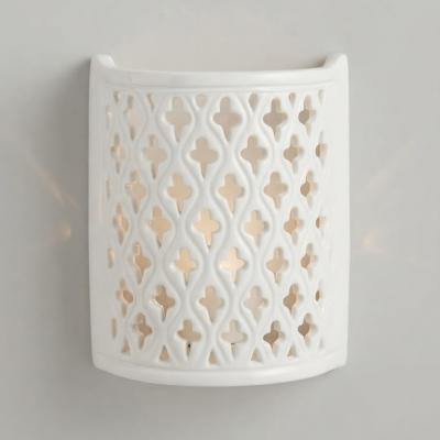 Ceramic Cut-Out Wall Sconce