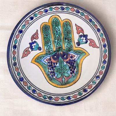 Hand-Painted Medina Decorative Plate