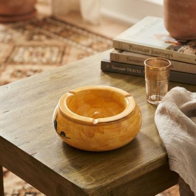 Handcrafted Sculpted Terracotta Ashtray