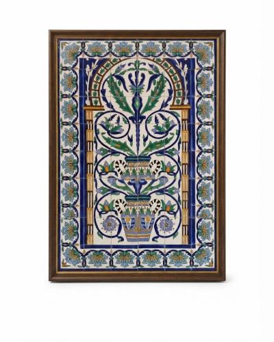 Traditional Handcrafted Ceramic Tile Wall Panel
