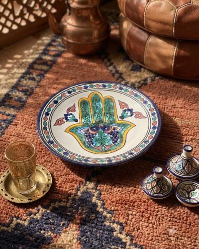 Hand-Painted Medina Decorative Plate