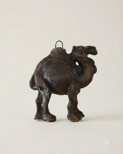 Desert Caravan Camel Wall Relief Sculpture