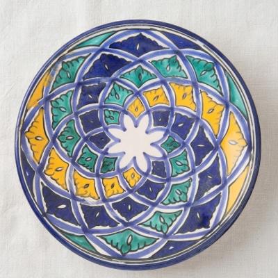 Hand-Painted Medina Decorative Plate