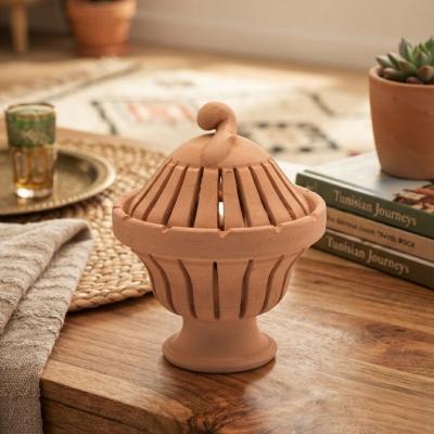 Handcrafted Terracotta Incense Burner & Potpourri Jar