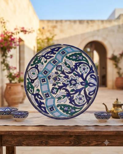 Hand-Painted Medina Decorative Plate