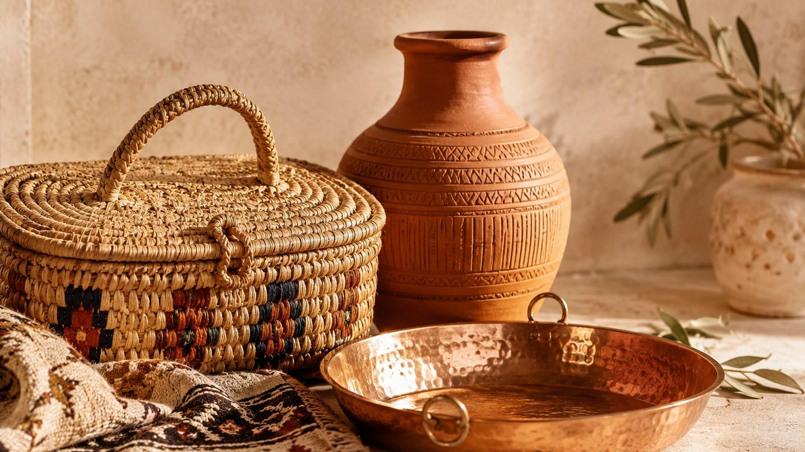 Authentic Tunisian craft decor