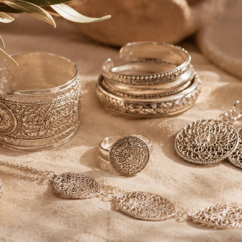 Tunisian Silver Jewelry: Berber Symbols with Modern Style