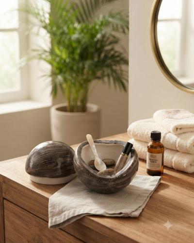 Rustic Artisan Ceramic Keepsake Bowl