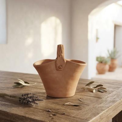 Artisan Handcrafted Terracotta Kitchen Herb Basket