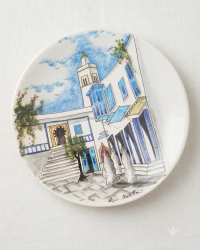Hand-Painted Medina Decorative Plate