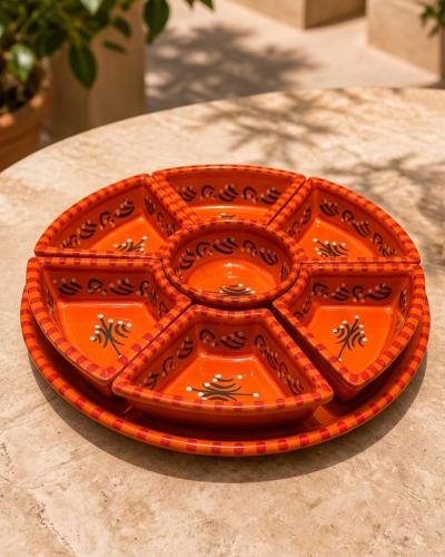 Pack Assiette en Céramique 8 Pièces Grand Modèle