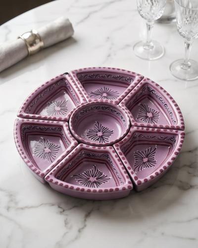 Pack Assiette en Céramique 8 Pièces Grand Modèle