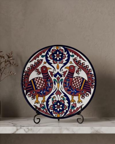 Assiette murale décorative en céramique de Nabeul