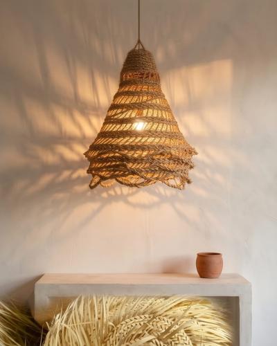Suspension Artisanale en Alfa Naturel