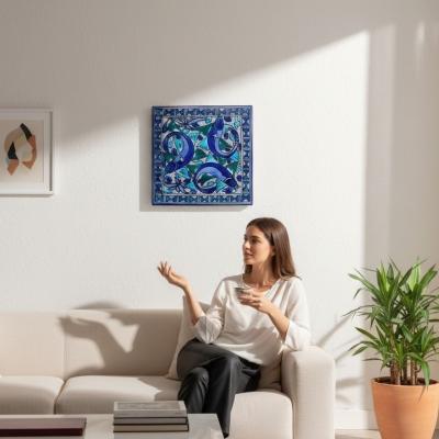 Assiette Déco Murale poissons
