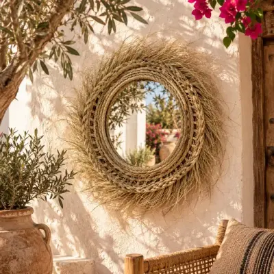 Tunisian Halfa Mirror