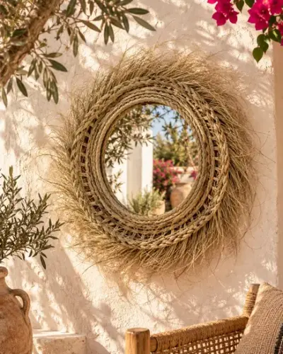 Tunisian Halfa Mirror
